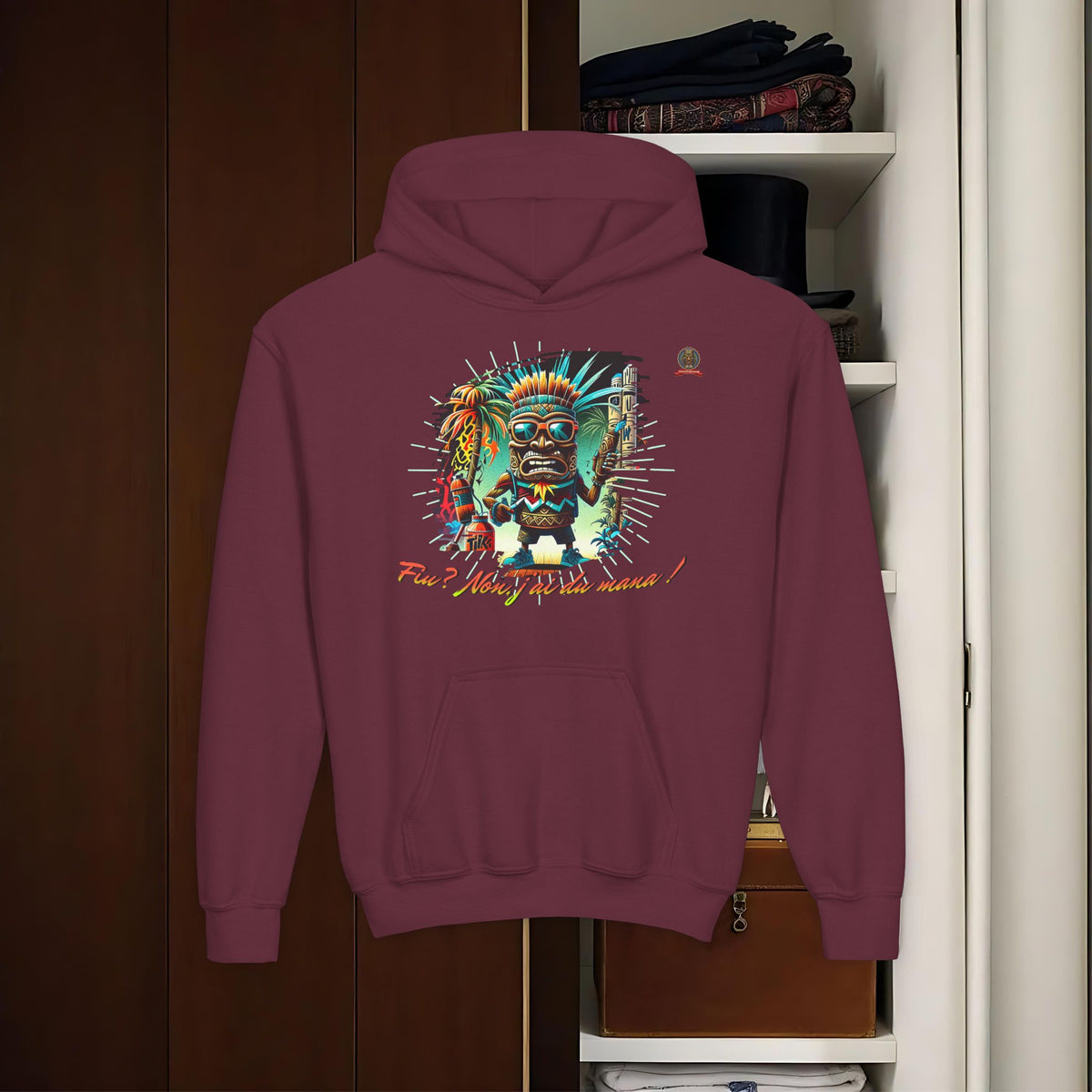 THE TIKI SPIRIT - Thick hooded sweatshirt for youth