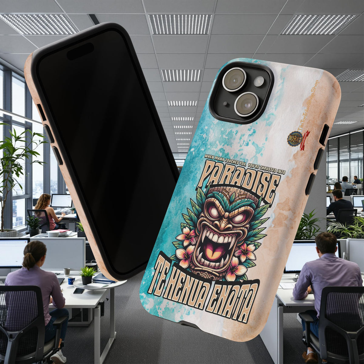 Te Henua Enata – Coque Antichoc Tiki Ancestral & Puissant