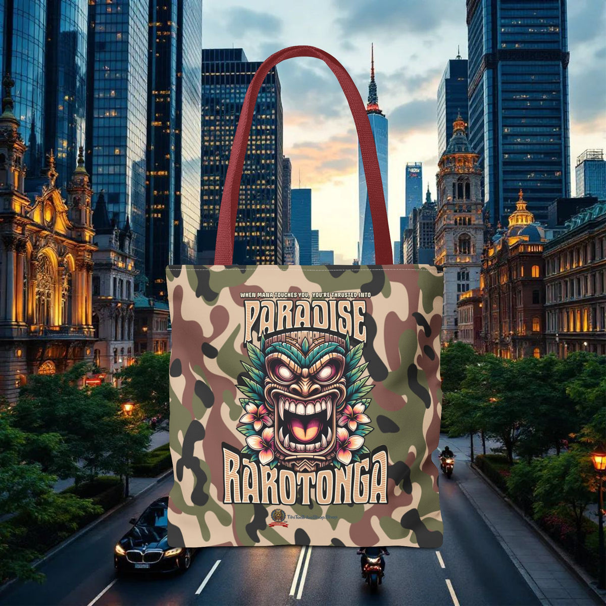 Tote Bag - 'Paradise Rarotonga'
