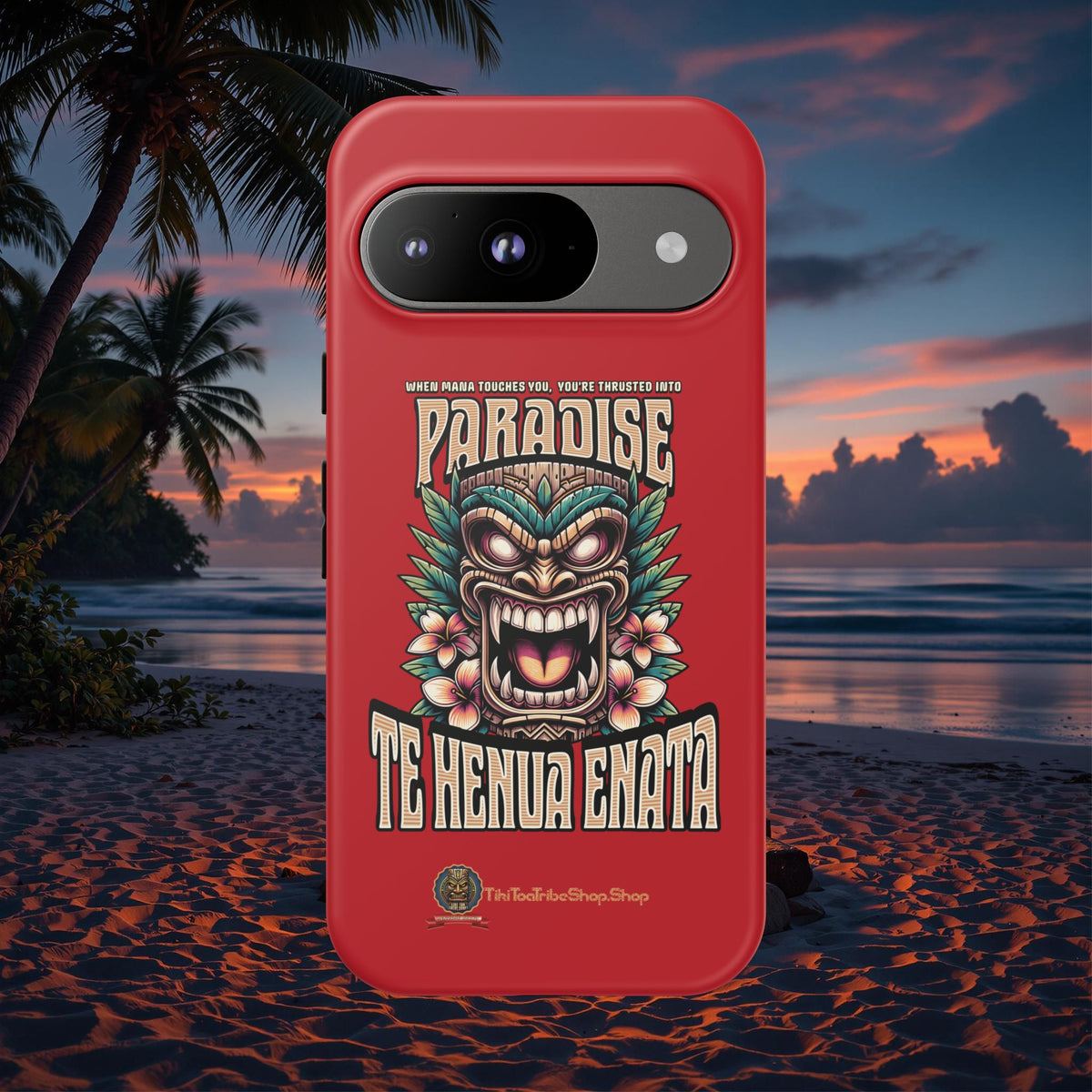 Te Henua Enata – Coque Antichoc Tiki Ancestral & Puissant
