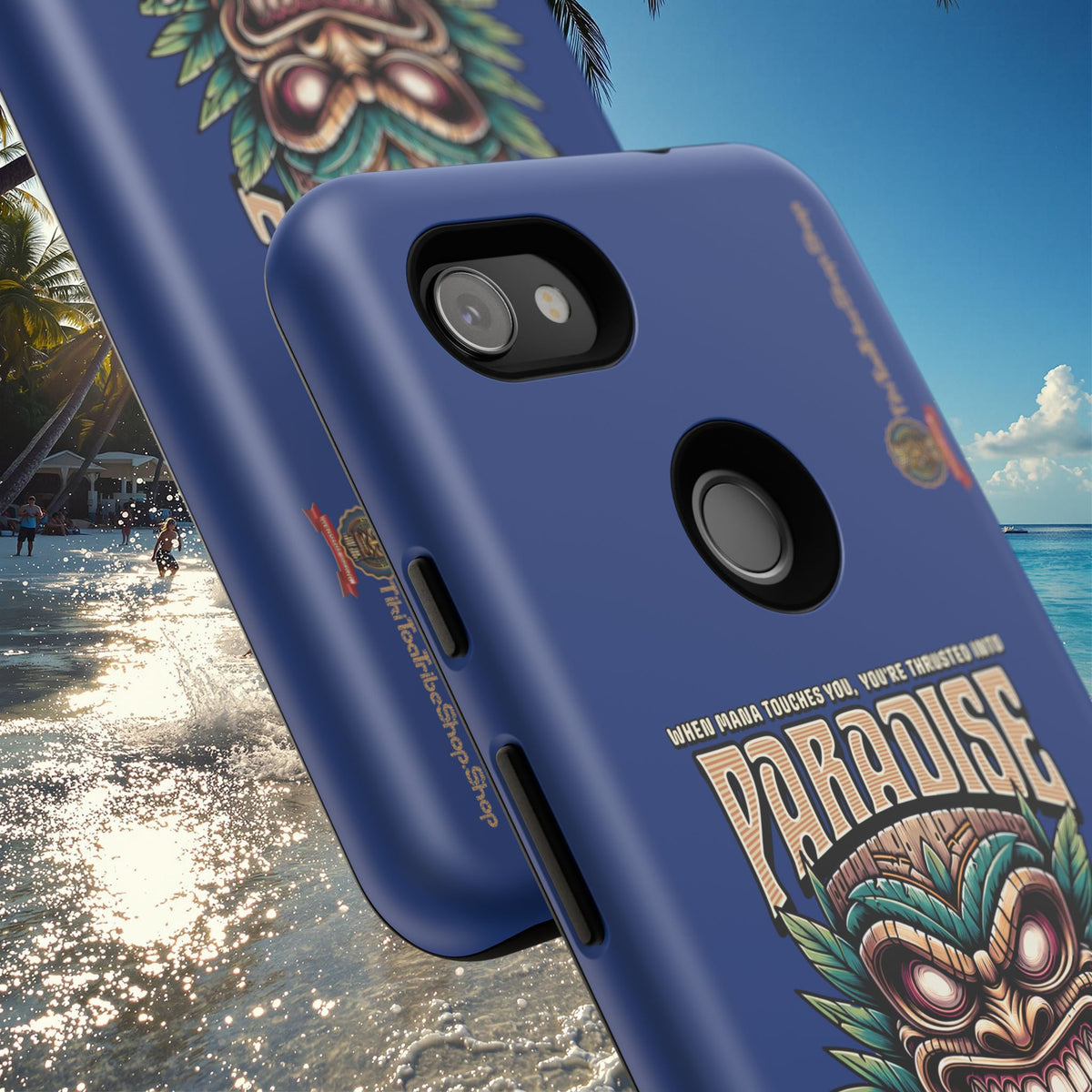 Te Henua Enata – Coque Antichoc Tiki Ancestral & Puissant