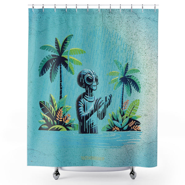 Vibes Extraterrestres Sous la Pluie - Style Graffiti & Aventure