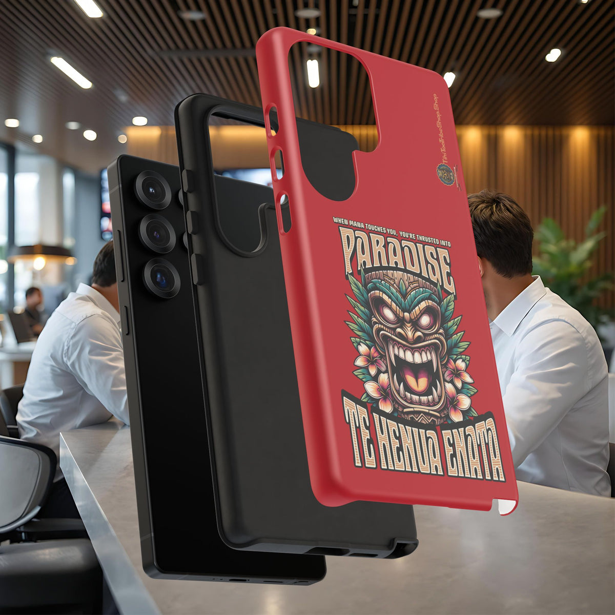 Te Henua Enata – Coque Antichoc Tiki Ancestral & Puissant