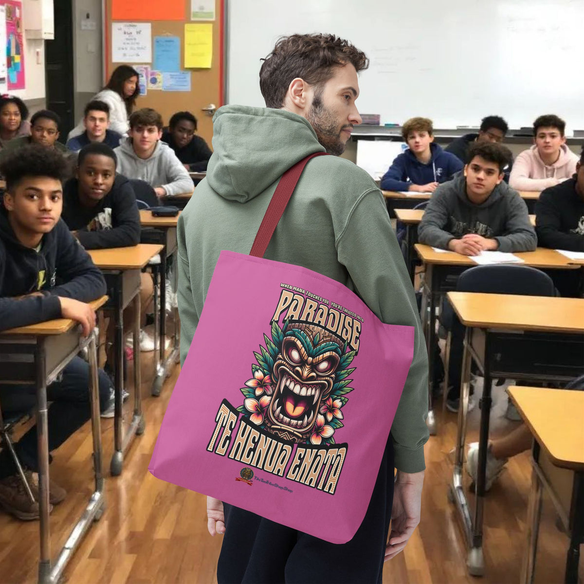 TE HENUA ENATA PARADISE Tote Bag