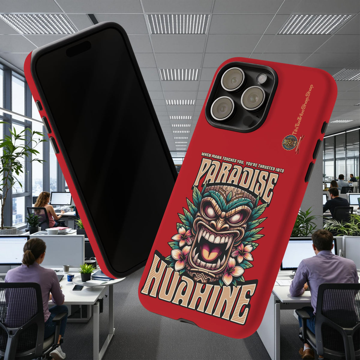 Huahine – Coque Antichoc Premium Tiki Fenua