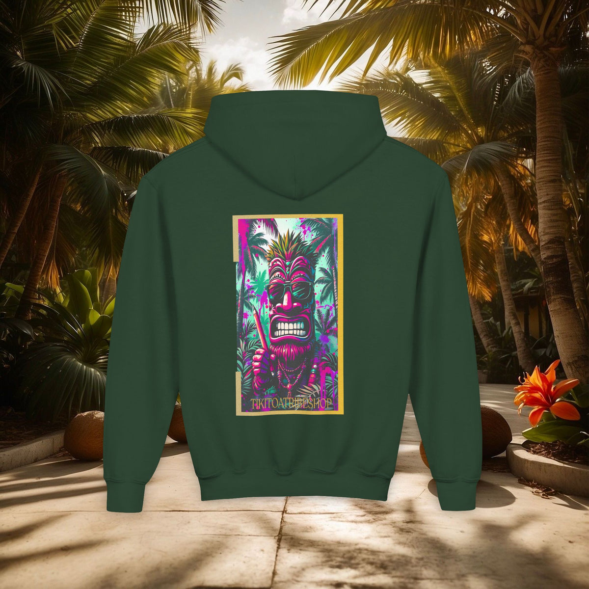 THE TIKI SPIRIT - Thick hooded sweatshirt for youth