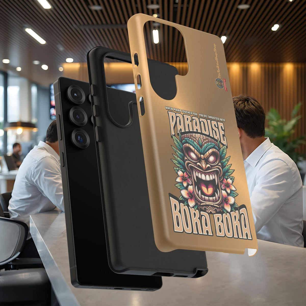 Bora Bora – Coque Antichoc Premium Tiki Élégance