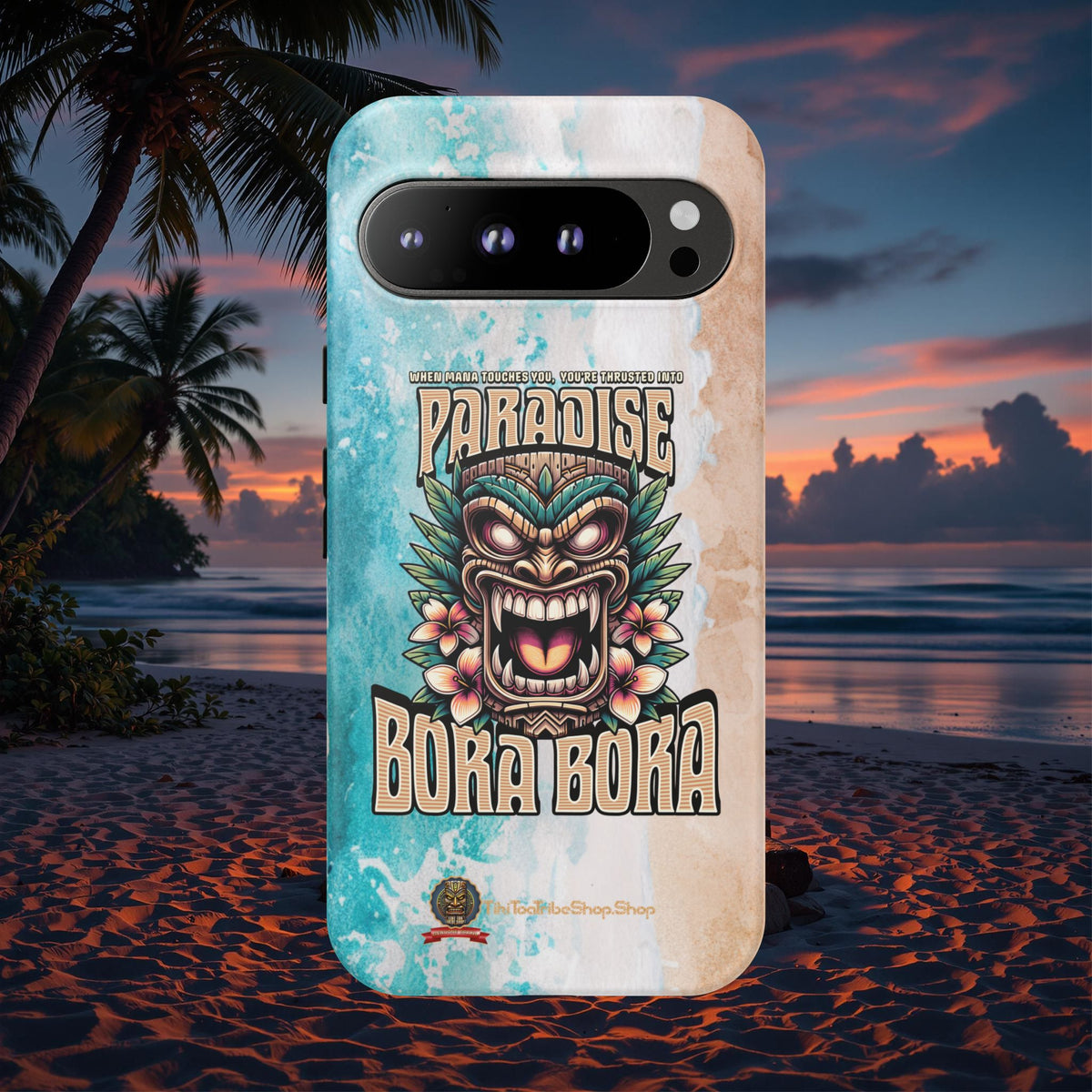 Bora Bora – Coque Antichoc Premium Tiki Élégance