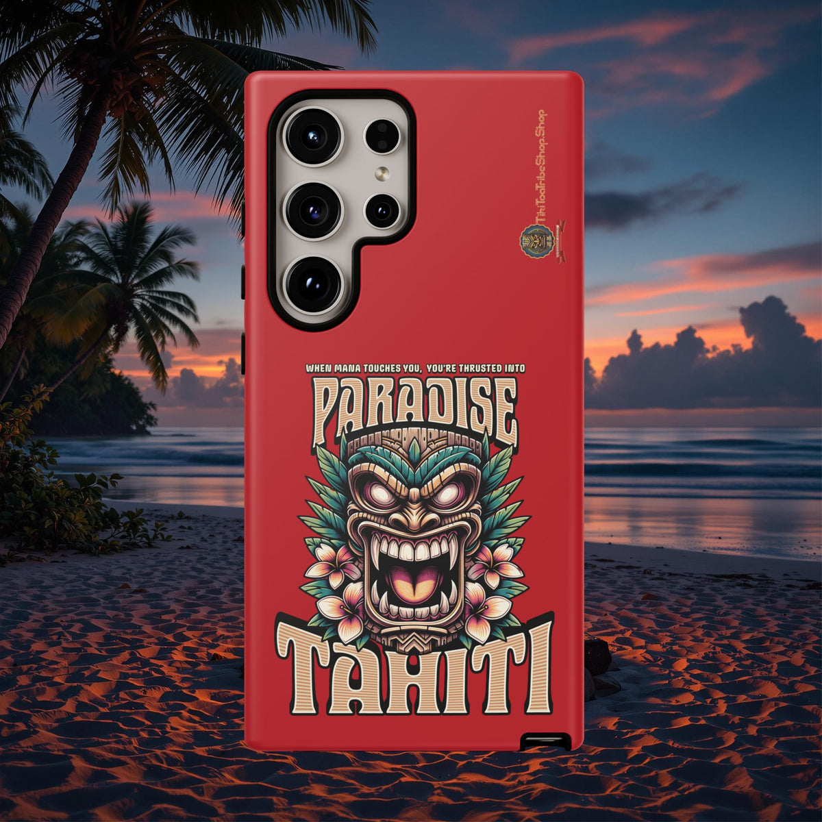 Tahiti – Coque Antichoc Premium Tiki Royal