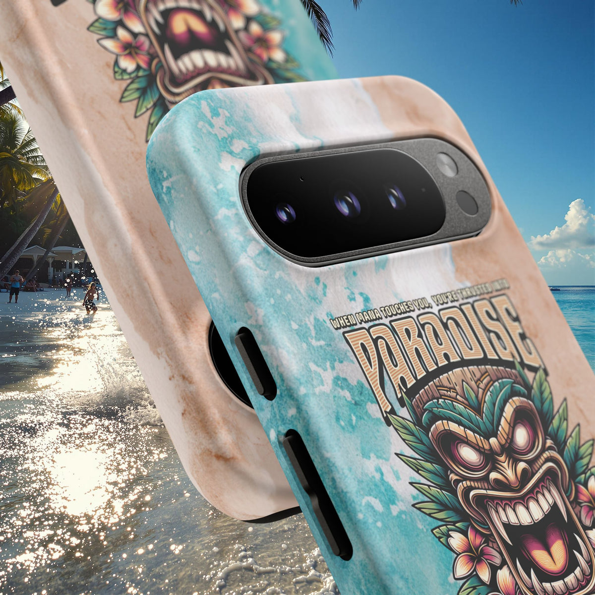 Tahiti – Coque Antichoc Premium Tiki Royal