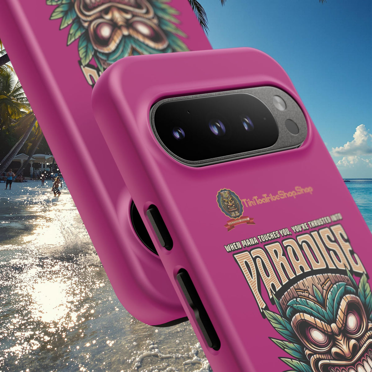 Tahiti – Coque Antichoc Premium Tiki Royal