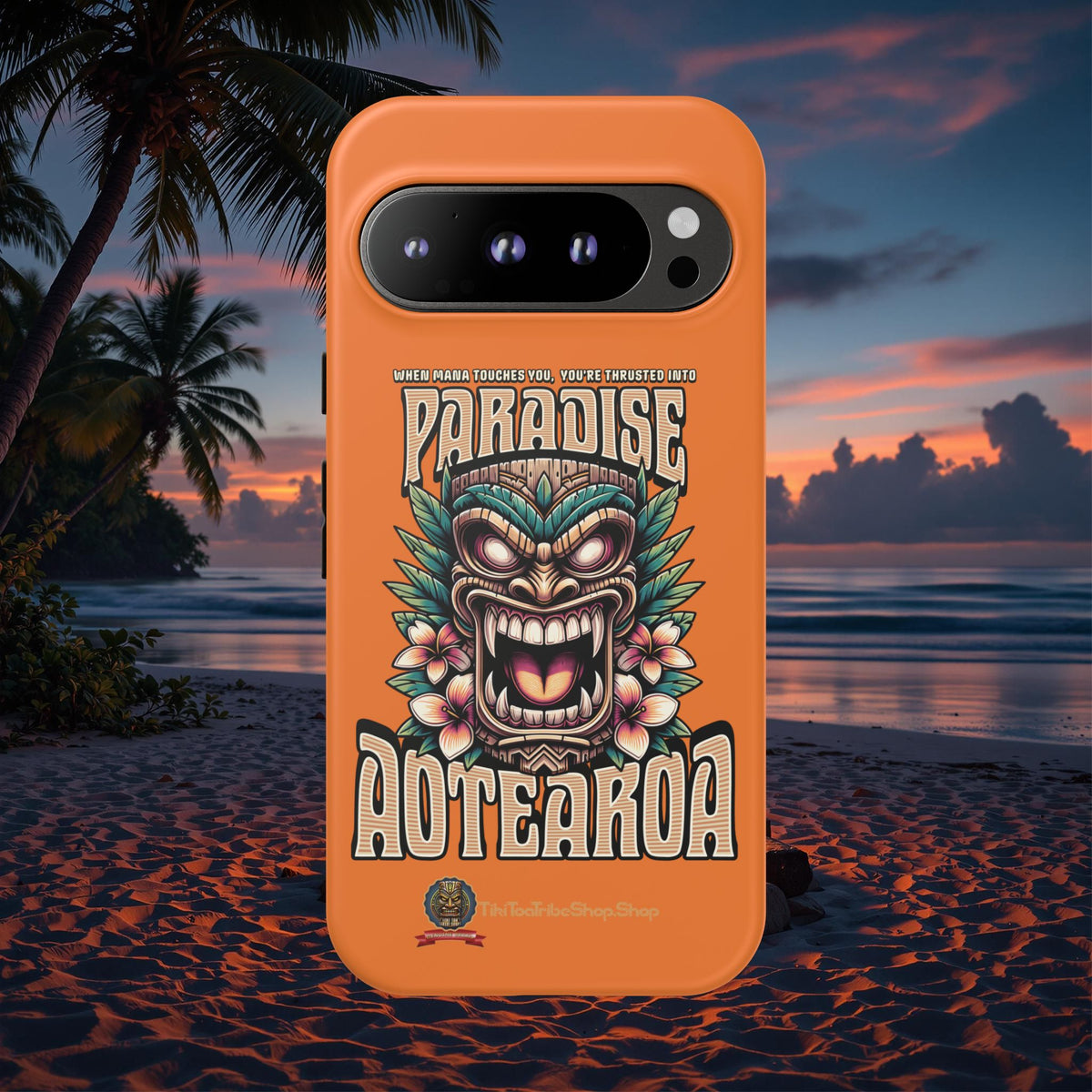 Aotearoa – Coque Antichoc Tiki Maori & Mana Ancestral