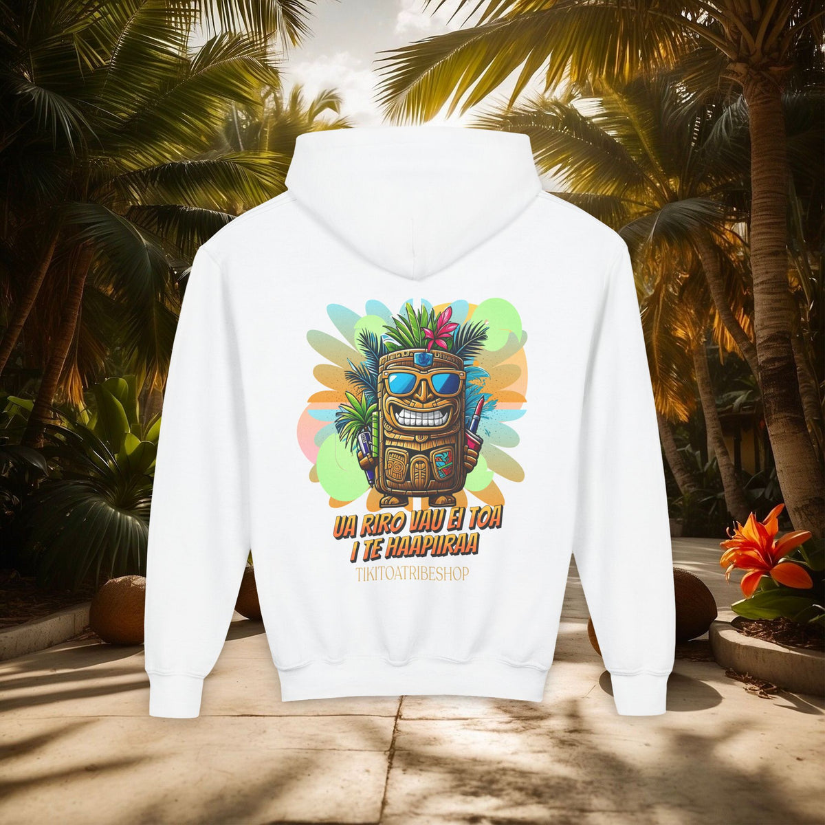 THE TIKI SPIRIT - Thick hooded sweatshirt for youth