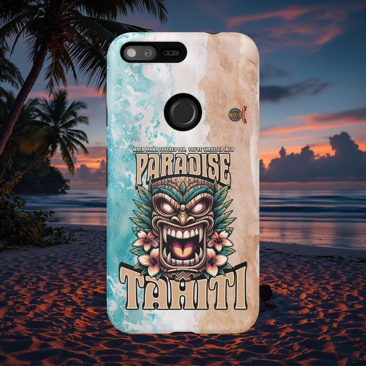 Tahiti – Coque Antichoc Premium Tiki Royal
