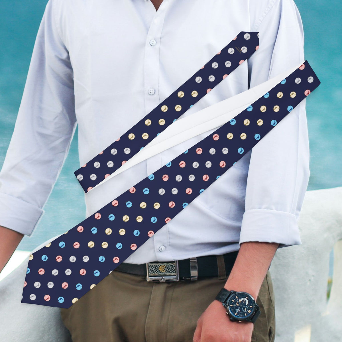 Moroni Joyeux Tie: A Touch of Colorful Cheerfulness 