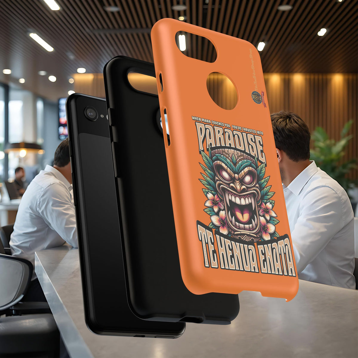 Te Henua Enata – Coque Antichoc Tiki Ancestral & Puissant