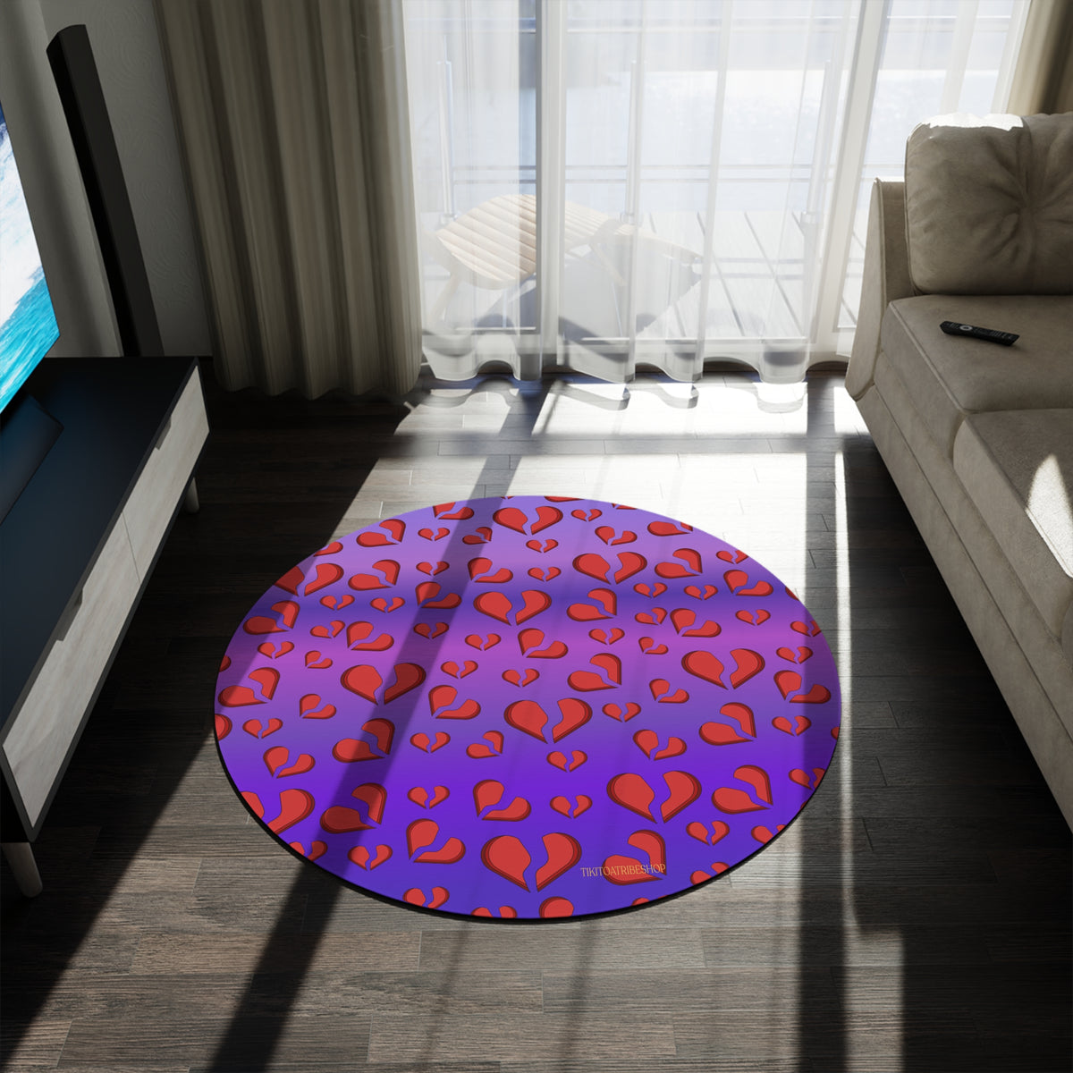 Tapis Rond, Cœurs Brisés, Âme Rebelle
