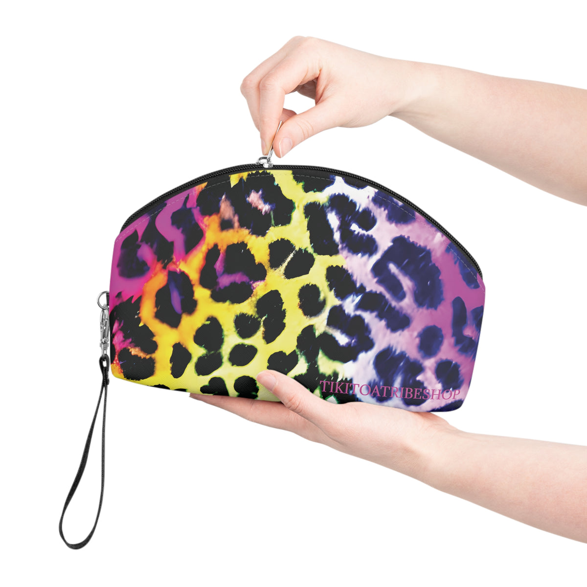 Pochette Maquillage Imprimé Léopard Pop