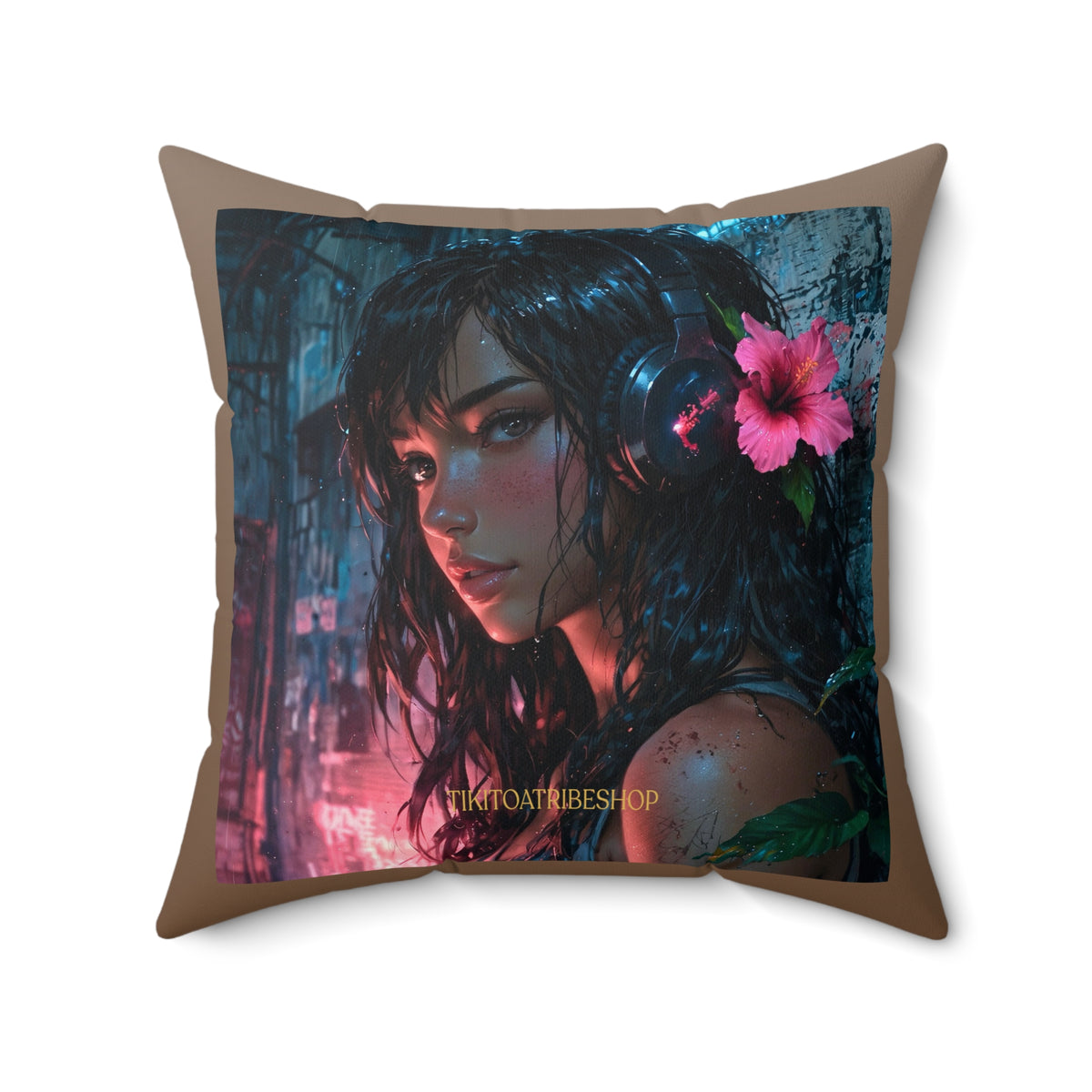 Cyberpunk Siren: Intense Gaze