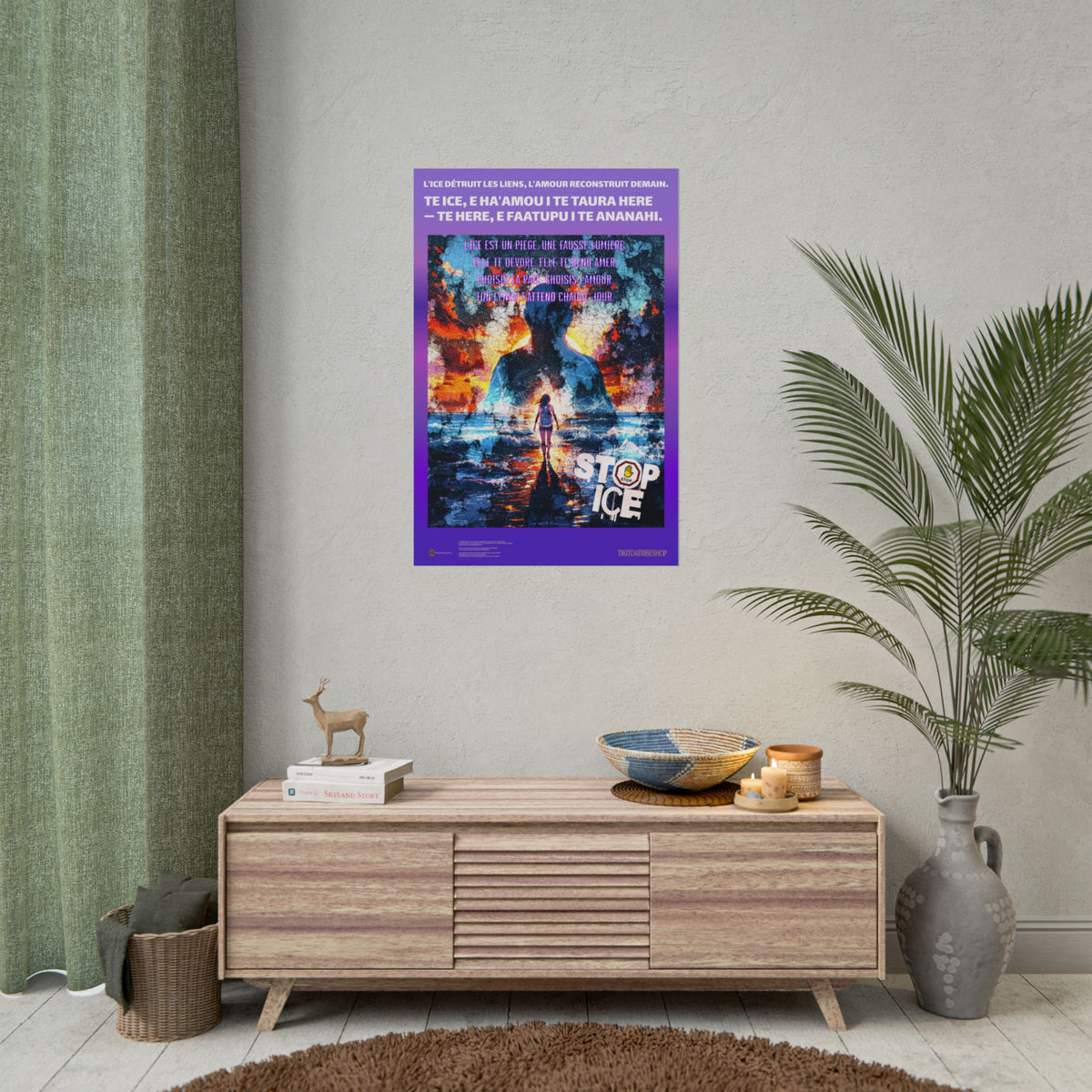 Posters Anti-ICE Polynésie – Affiches de Sensibilisation Contre la Drogue “Paruru i te ora – Brisons les chaînes de l’ICE”
