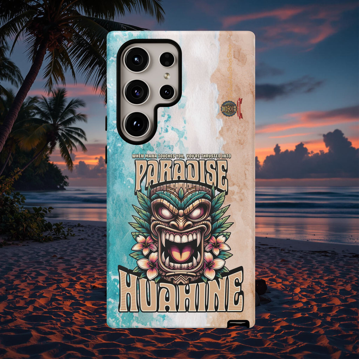 Huahine – Coque Antichoc Premium Tiki Fenua