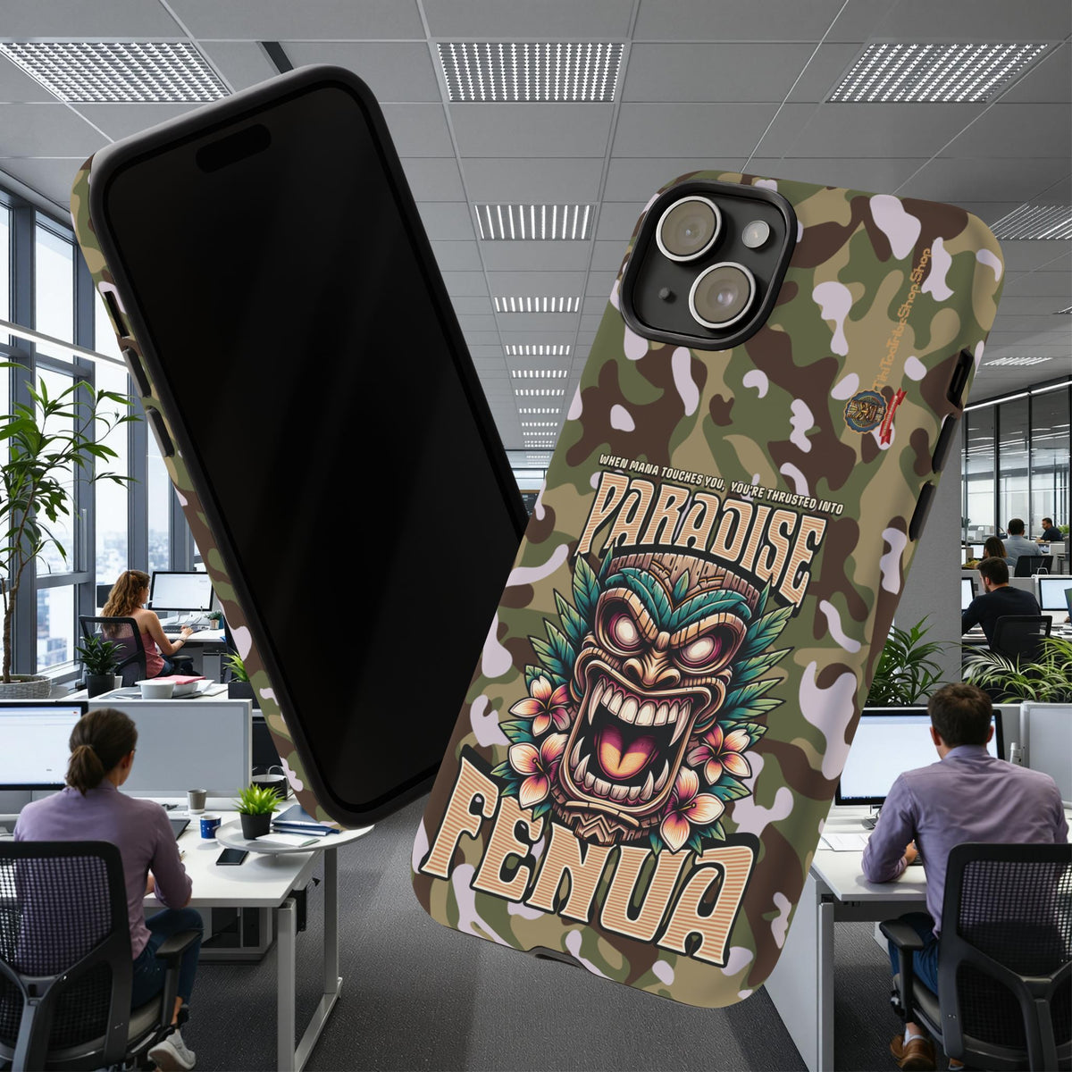 Fenua Guardian – Coque Antichoc Art Polynésien