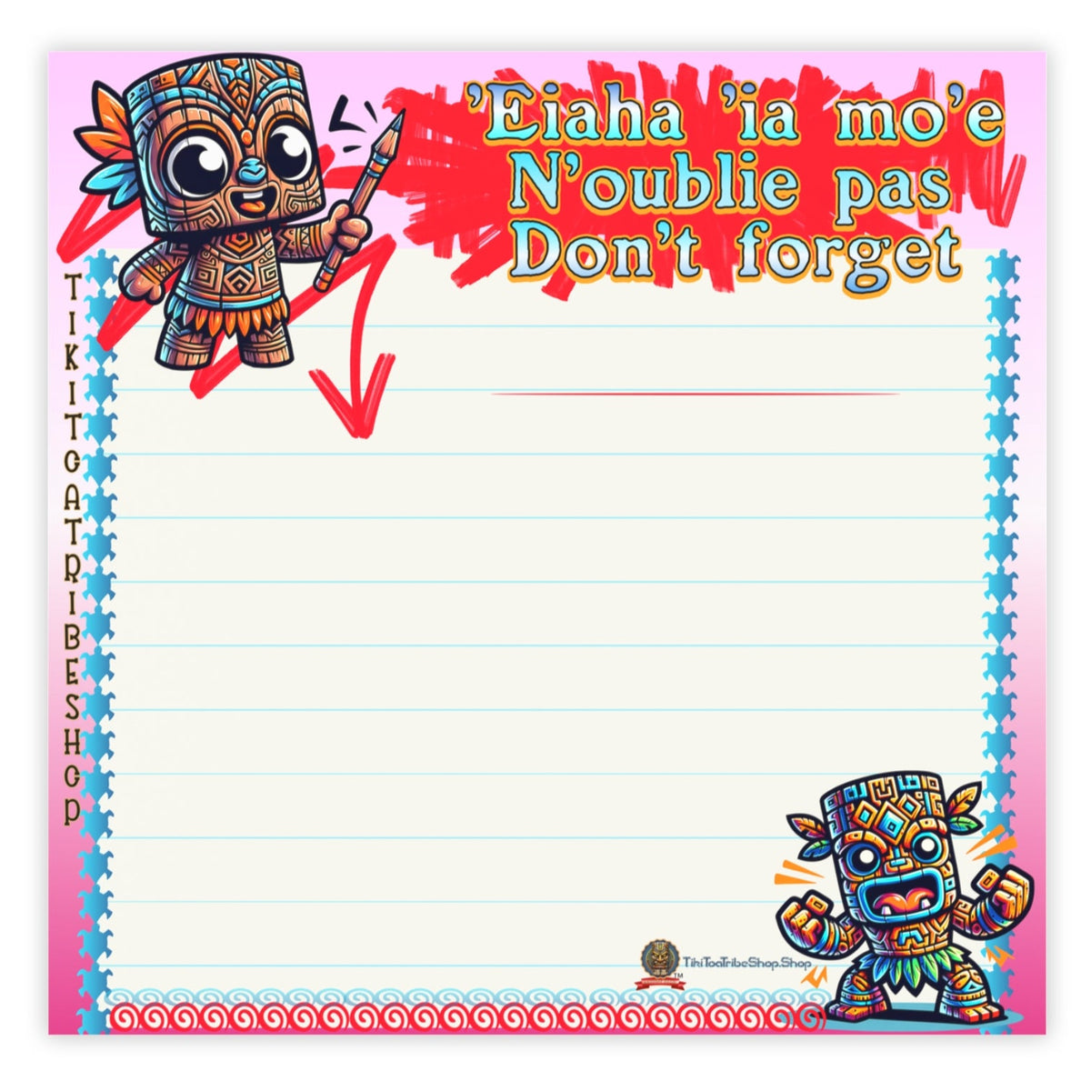 Tribal Sticky Notepad 🔥 The Essential Tribal Memory!