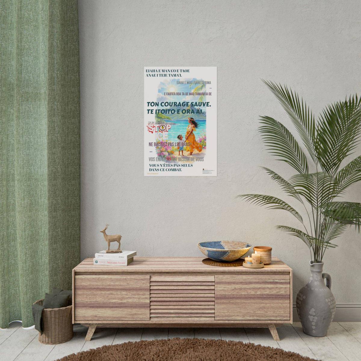Posters Anti-ICE Polynésie – Affiches de Sensibilisation Contre la Drogue “Paruru i te ora – Brisons les chaînes de l’ICE”