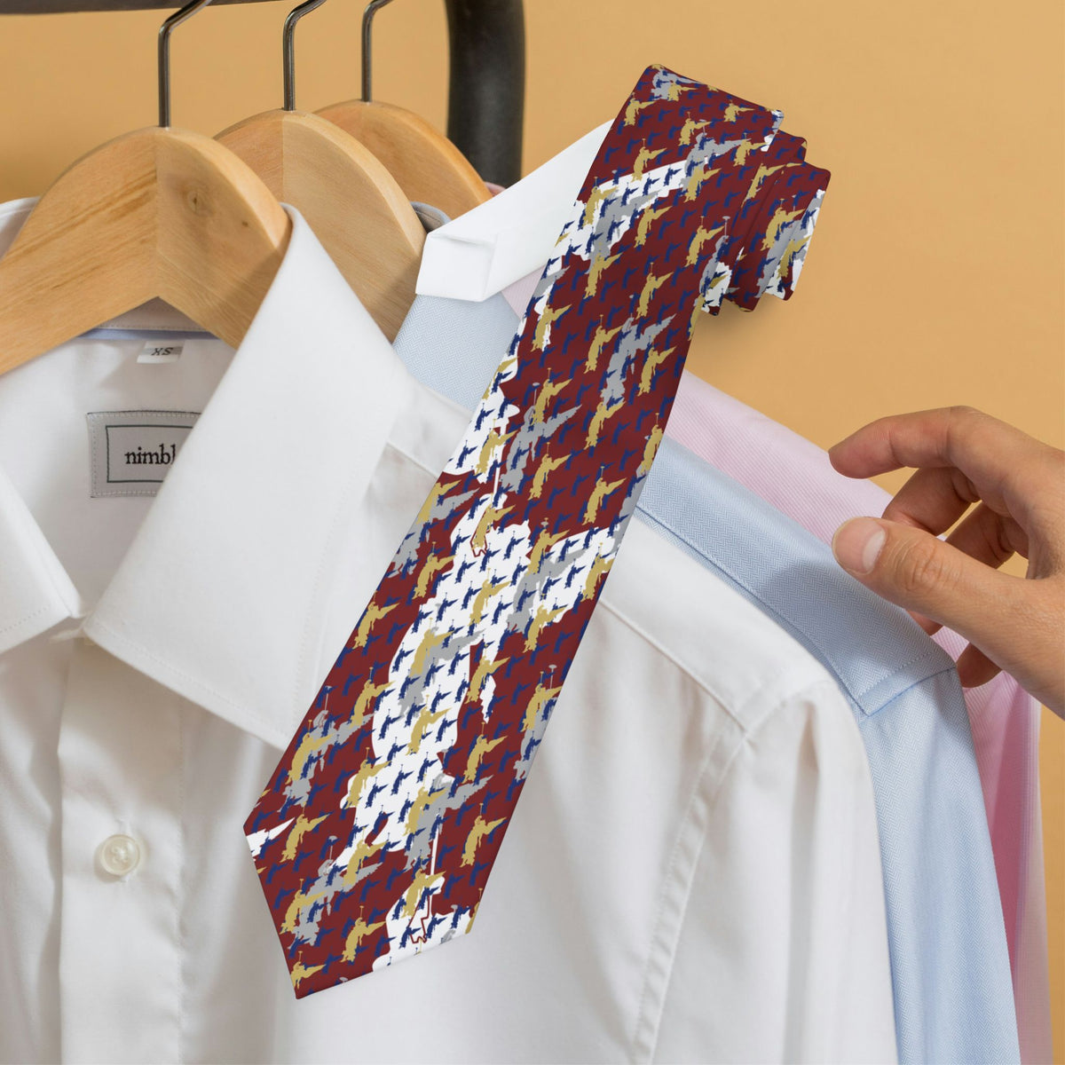 Temple &amp; Moroni Inspiration Tie
