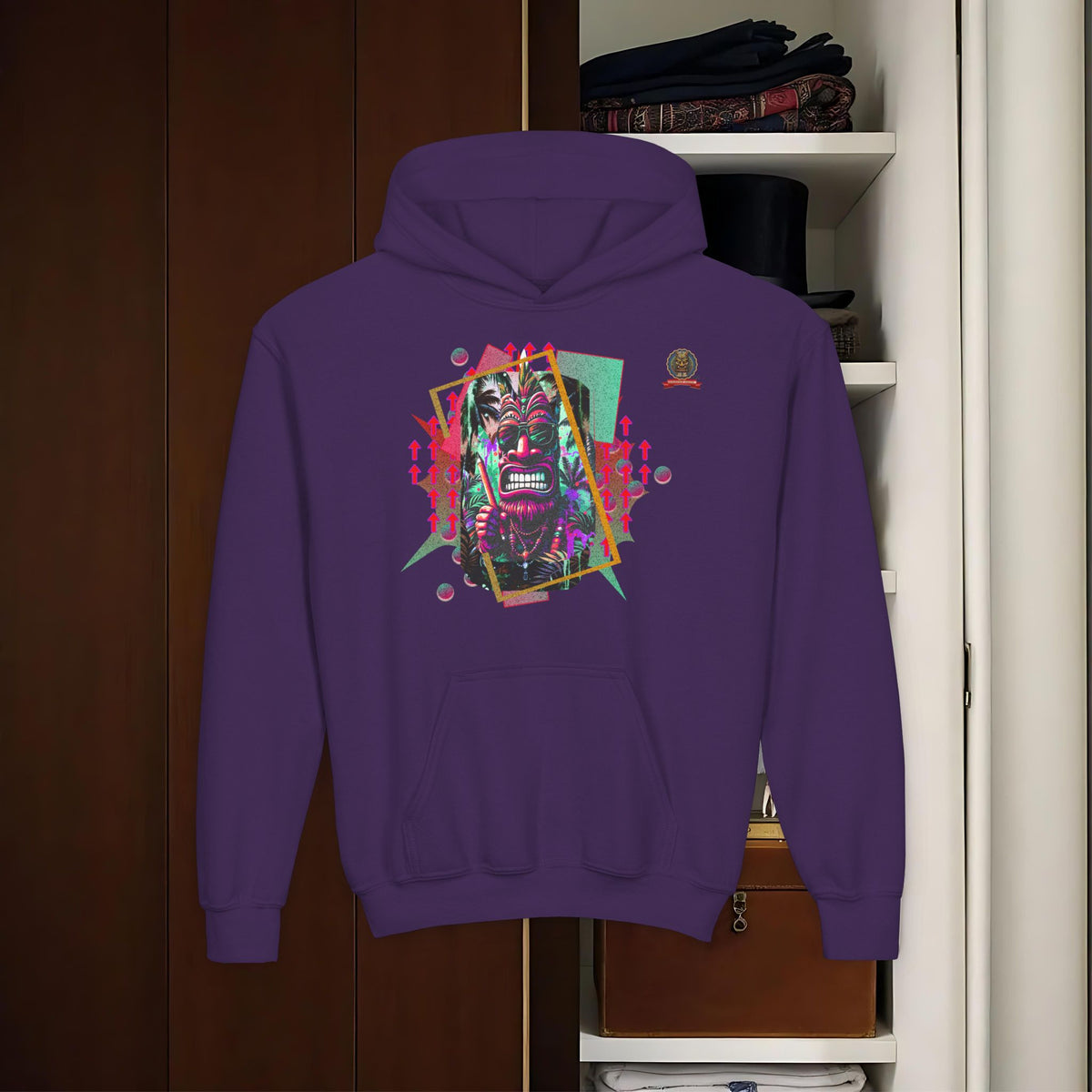 THE TIKI SPIRIT - Thick hooded sweatshirt for youth