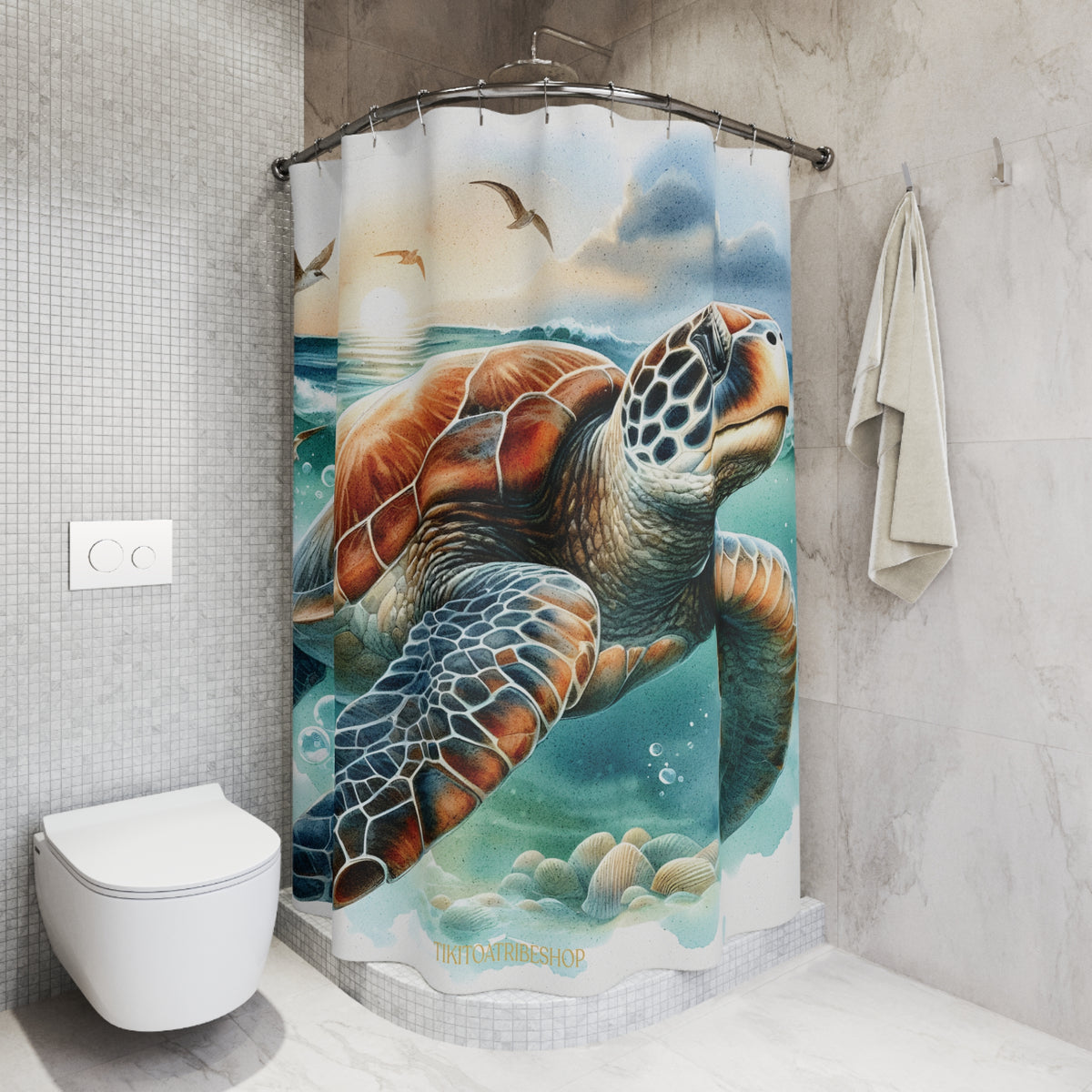 Rideau de Douche Tiki Toa