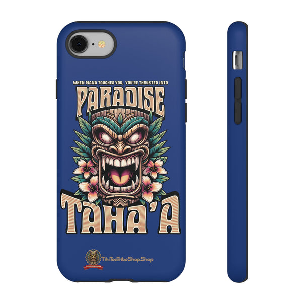 Tahaa – Coque Antichoc Premium « Tiki Féroce » | Design Tribal & Protection Maximale