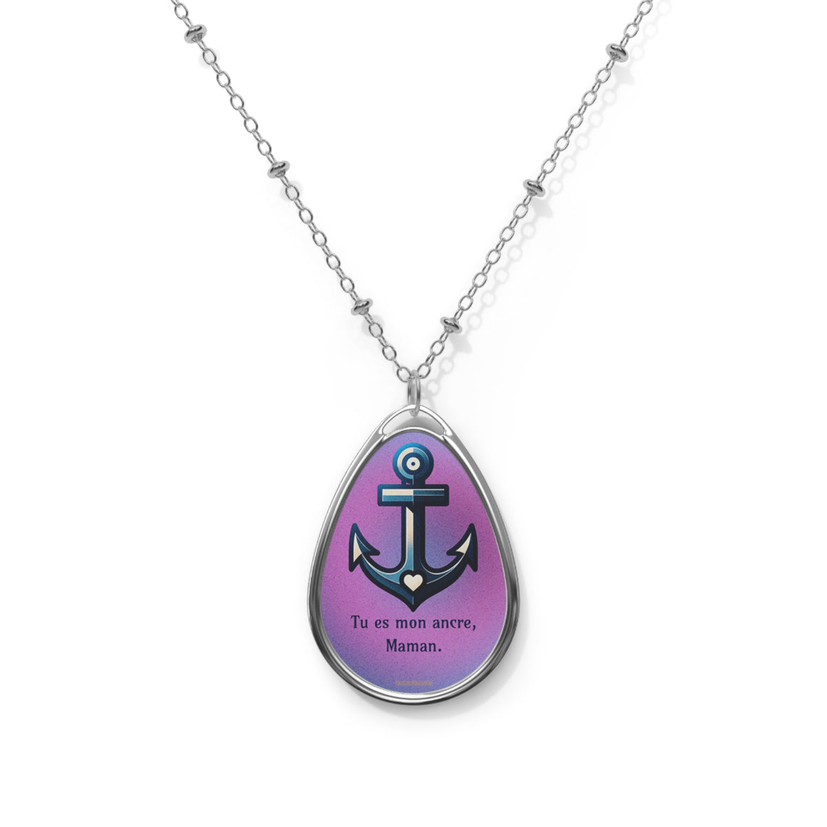 Pendentif “Ancrée en Mon Cœur”