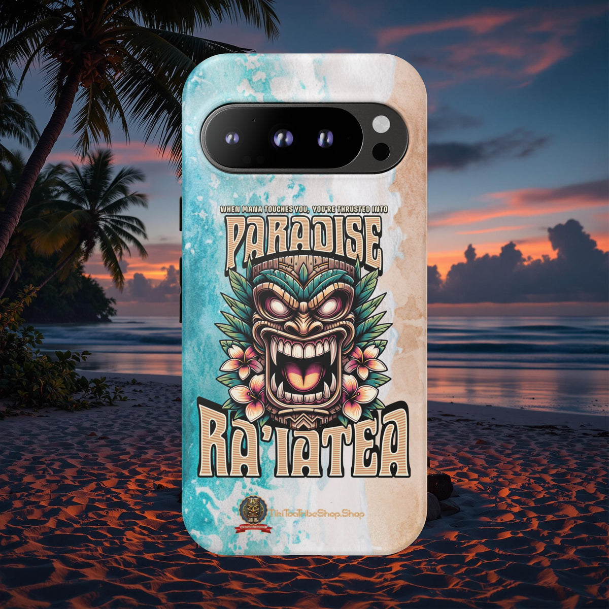 Ra’iatea – Coque Tiki Tribal de Protection Premium