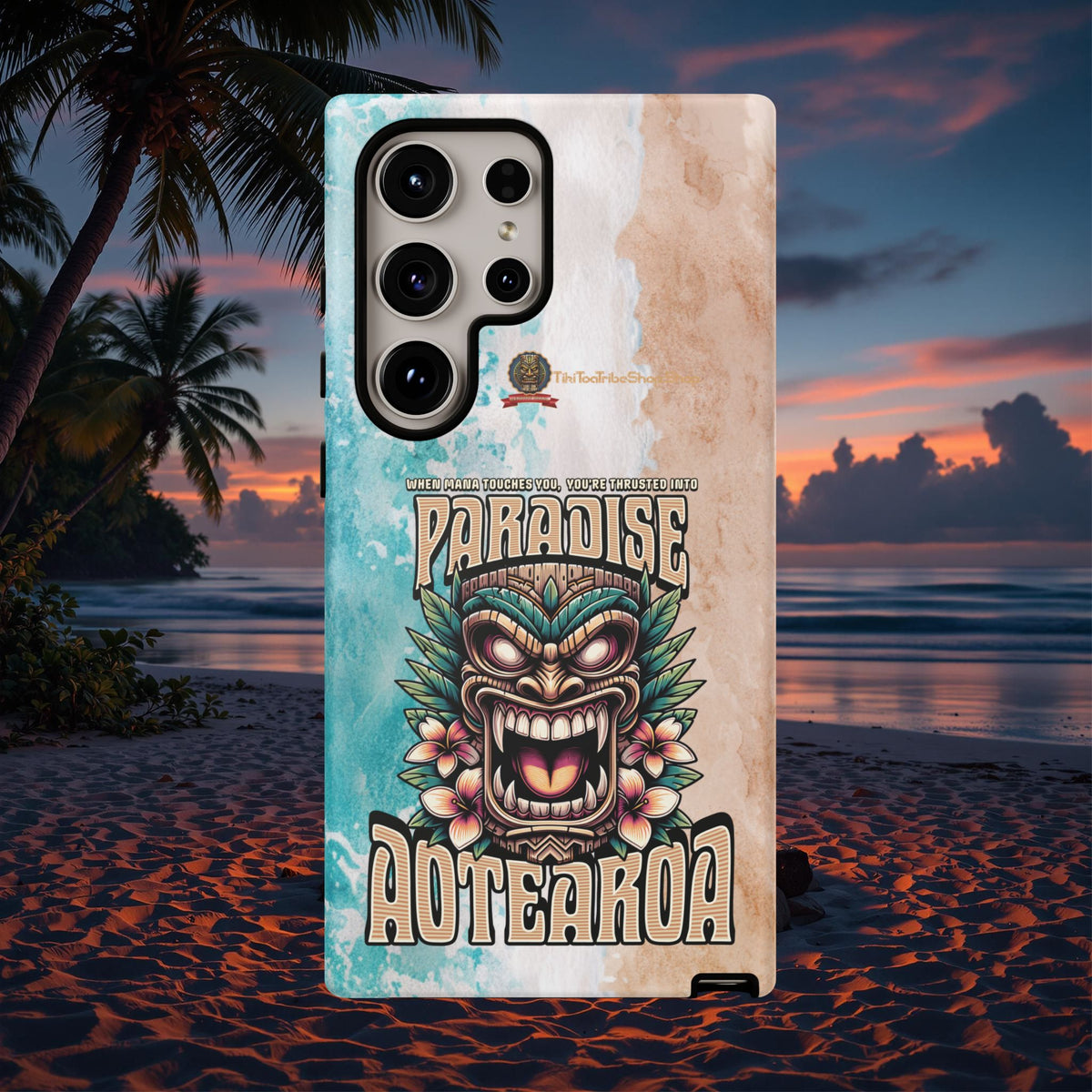 Aotearoa – Coque Antichoc Tiki Maori & Mana Ancestral