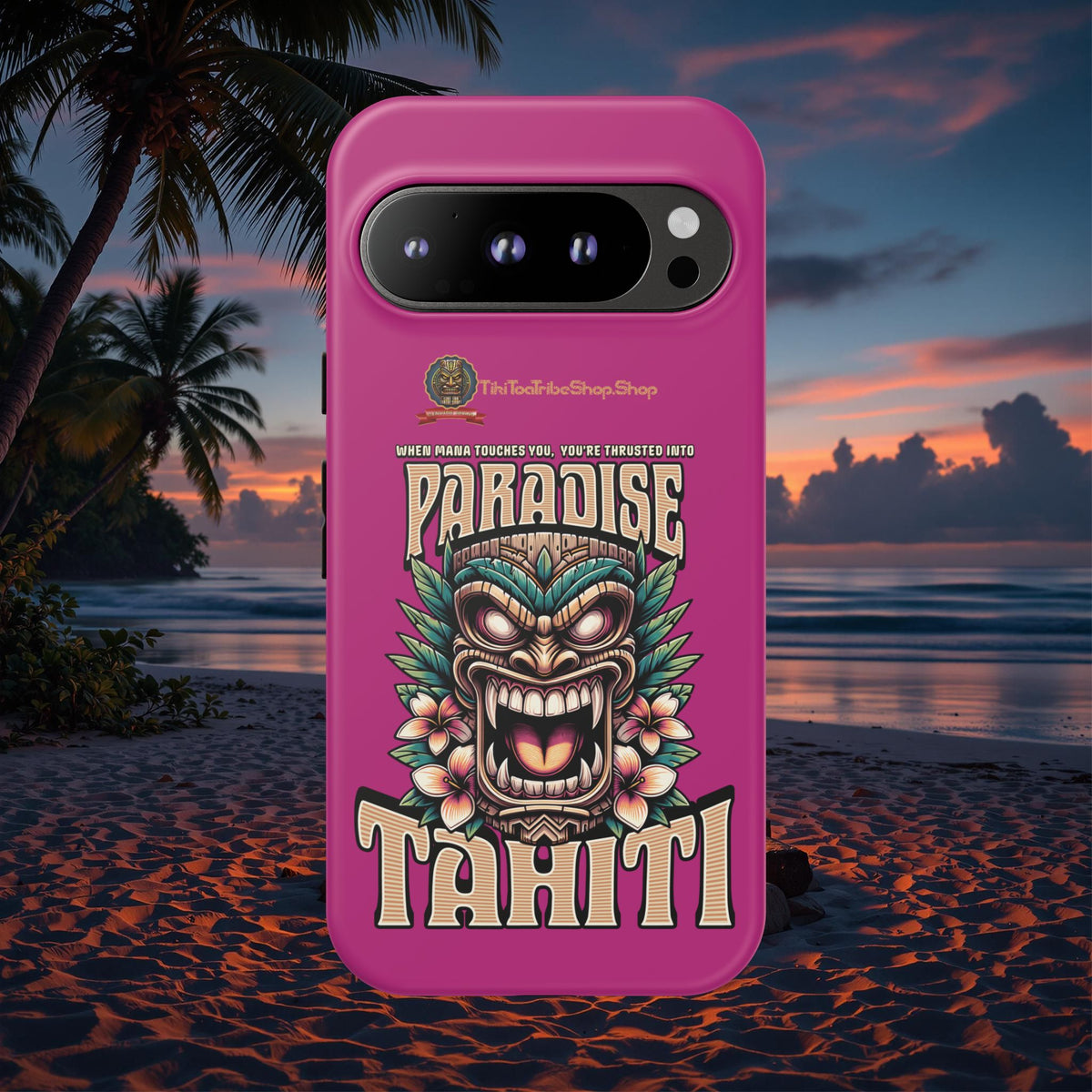 Tahiti – Coque Antichoc Premium Tiki Royal