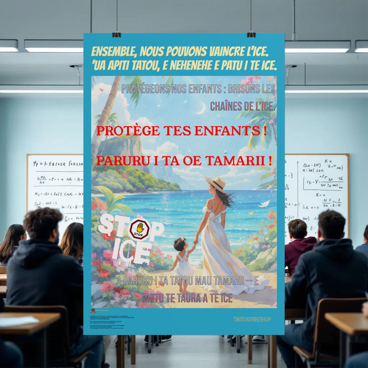 Posters Anti-ICE Polynésie – Affiches de Sensibilisation Contre la Drogue “Paruru i te ora – Brisons les chaînes de l’ICE”