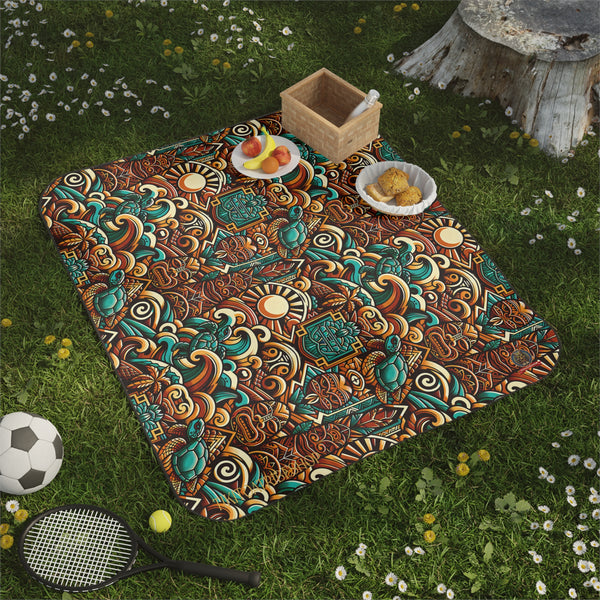 Tiki Tortue Soleil Polynésie