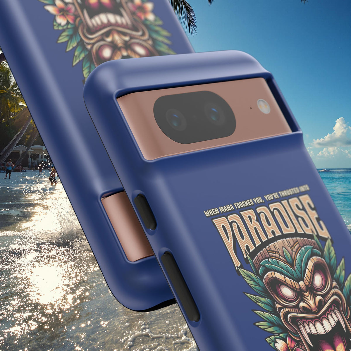 Tahiti – Coque Antichoc Premium Tiki Royal