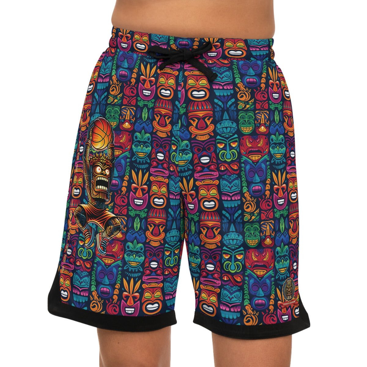 B-BALL SHORTS - The Tikis' Explosion of Colors