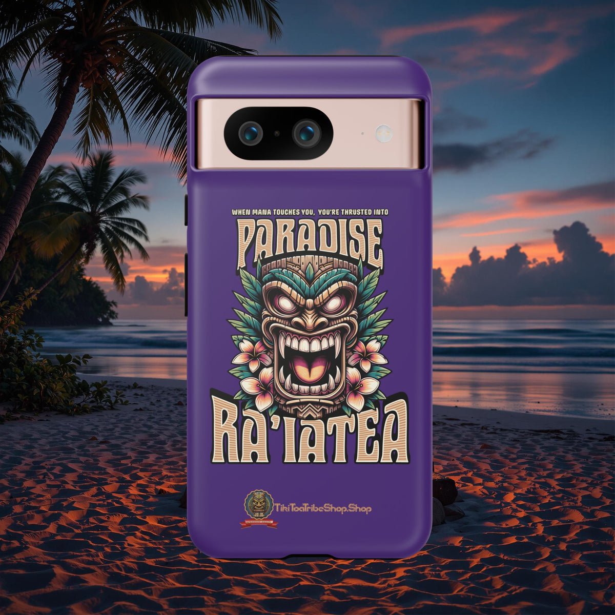 Ra’iatea – Coque Tiki Tribal de Protection Premium