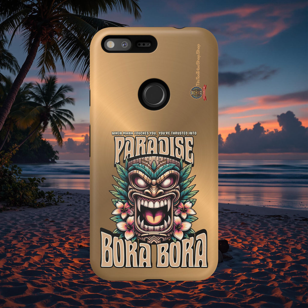 Bora Bora – Coque Antichoc Premium Tiki Élégance