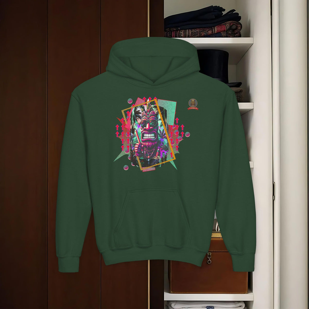 THE TIKI SPIRIT - Thick hooded sweatshirt for youth
