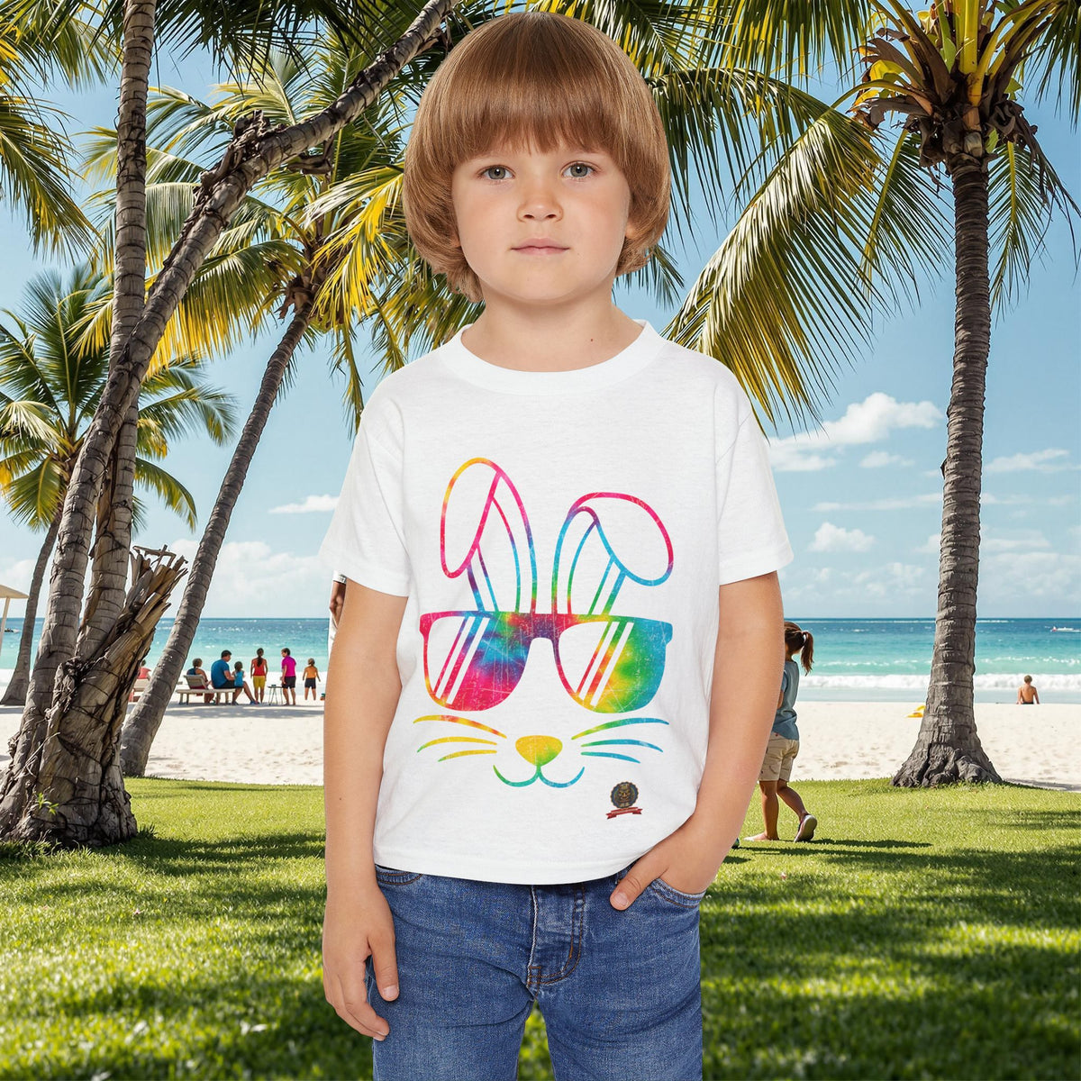 Rabbit in Hippie Chic Style