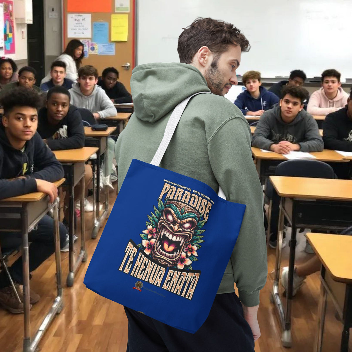 TE HENUA ENATA PARADISE Tote Bag