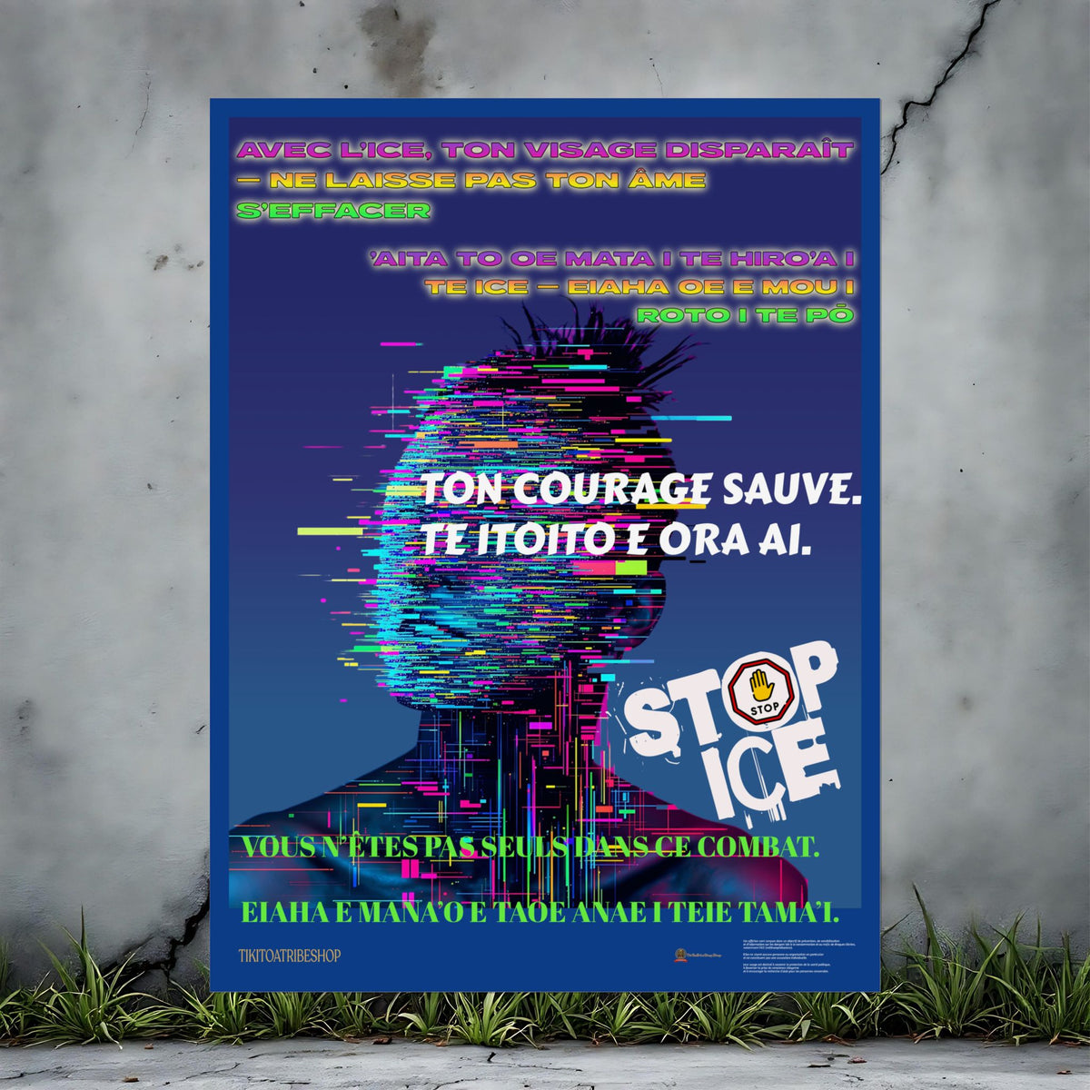 Posters Anti-ICE Polynésie – Affiches de Sensibilisation Contre la Drogue “Paruru i te ora – Brisons les chaînes de l’ICE”