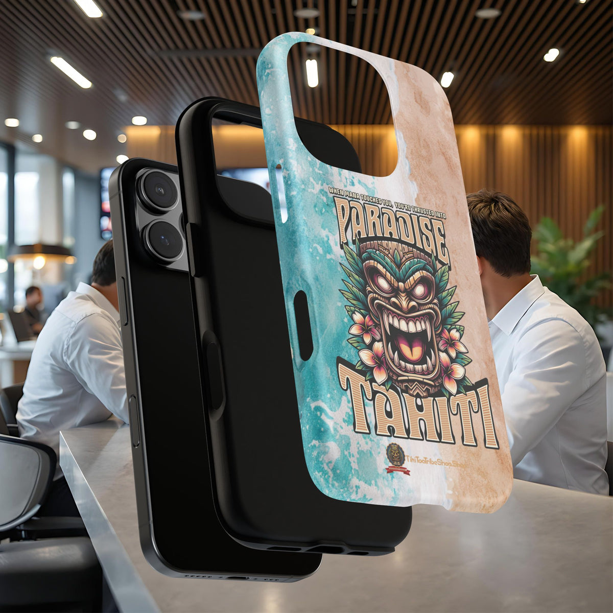 Tahiti – Coque Antichoc Premium Tiki Royal