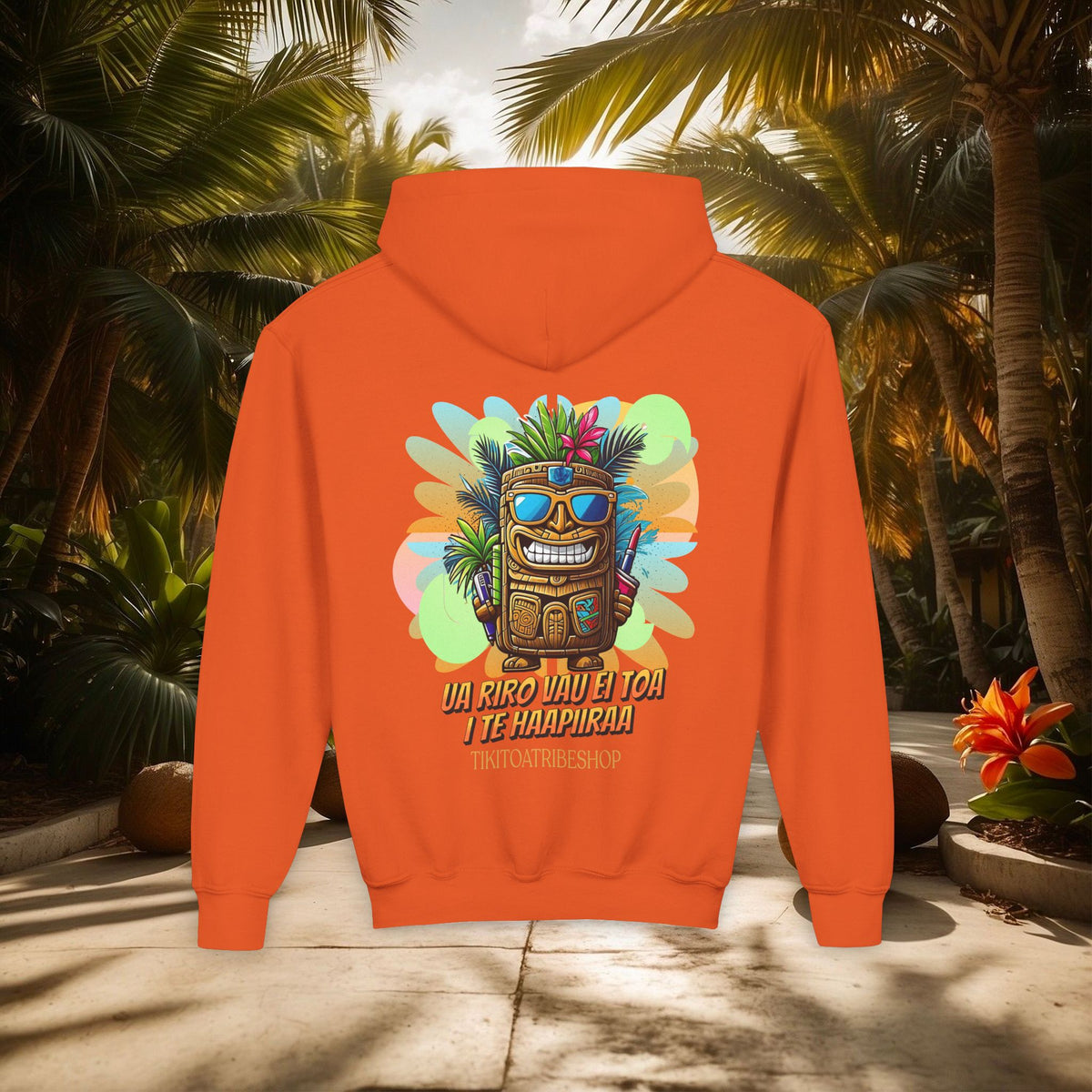 THE TIKI SPIRIT - Thick hooded sweatshirt for youth