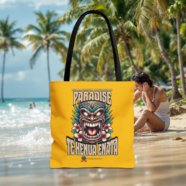 TE HENUA ENATA PARADISE Tote Bag