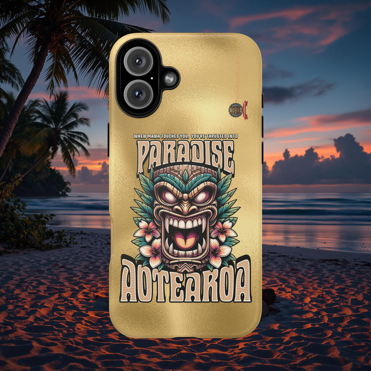 Aotearoa – Tiki Maori &amp; Ancestral Mana Shockproof Case